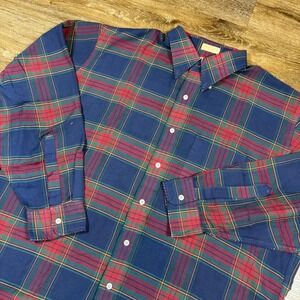 Vintage L.L. Bean‎ Shirt Men's XL 17 1/2-35 Long Sleeve Button Down Made In USA
